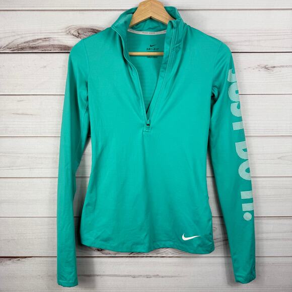Nike Running Jacket Dri Fit Women’s XS 1/4 Zip Just DO IT‎ - Picture 1 of 6